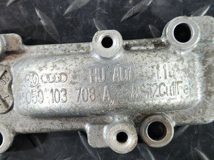 16-20 AUDI Q7 4M 3.0 TDI CRTC CYLINDER HEAD END PLATE 059103708A