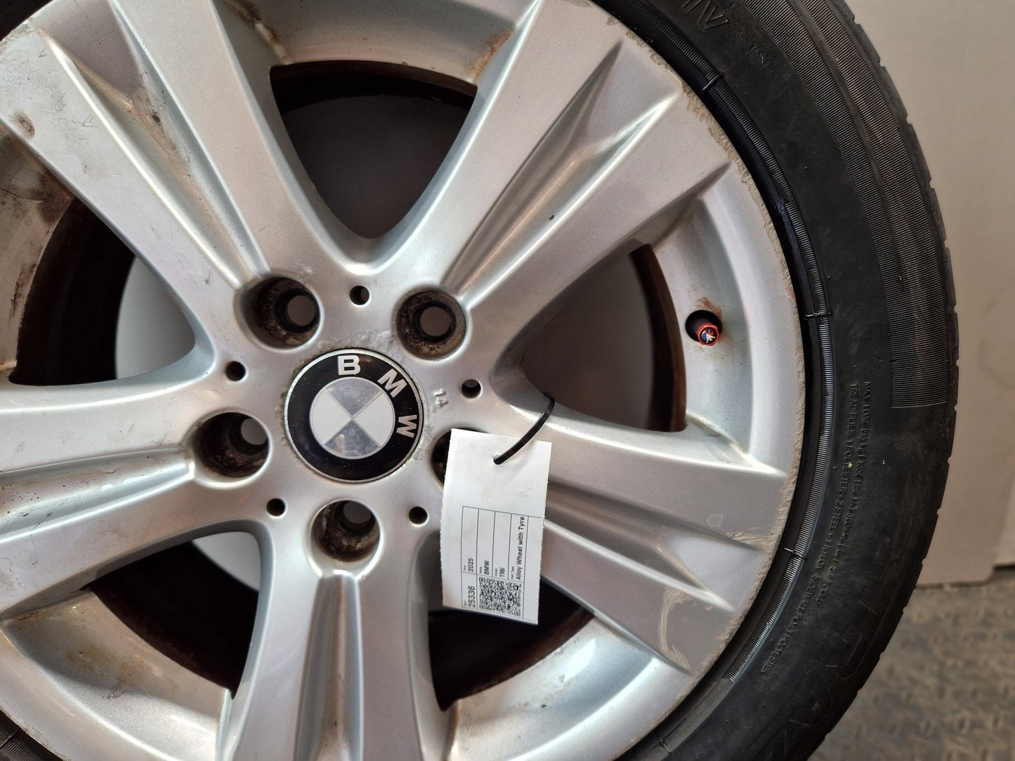 BMW 116i E87 16" Alloy Wheel with Tyre 205/55/16 ~5mm 6779696