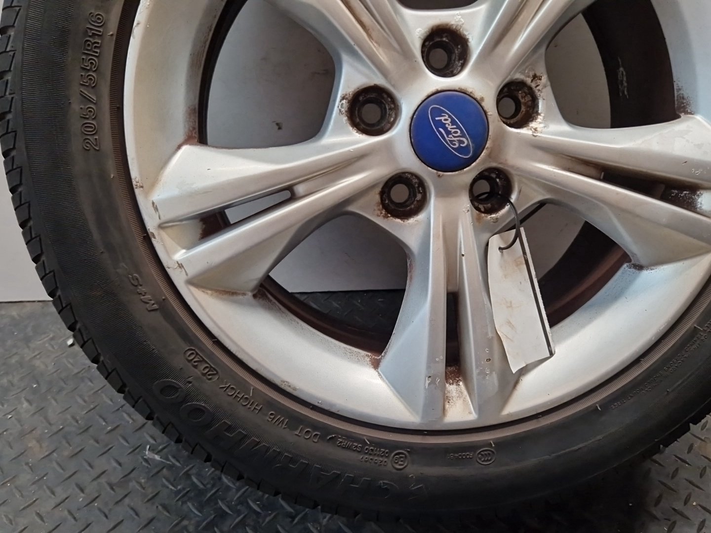 Ford Focus MK3 16" Alloy Wheel with Tyre 205/55/16 ~6mm CM5C-1007-AXA