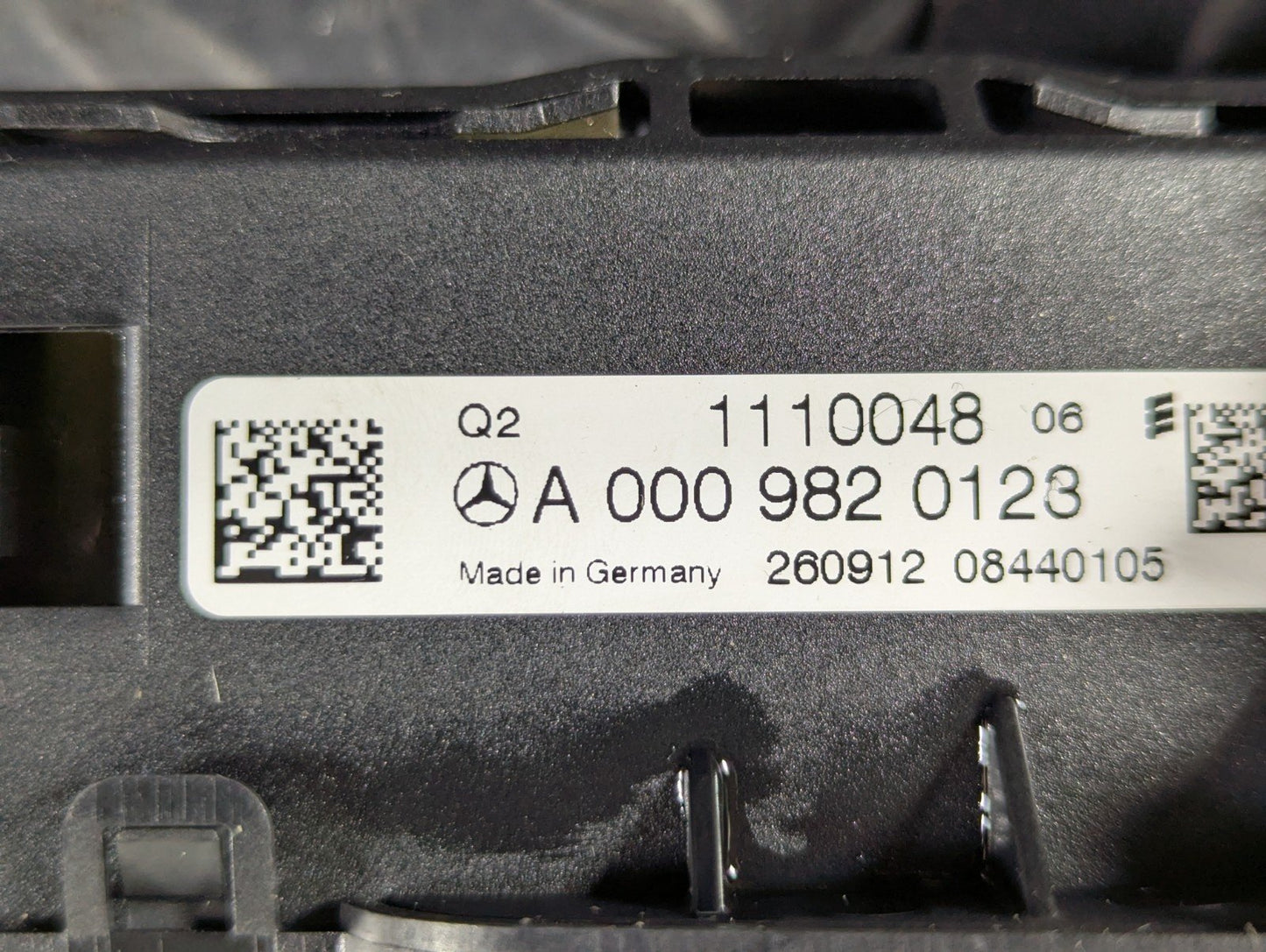 11-19 MERCEDES BENZ ML W166 GENUINE START STOP RELAY MODULE A0009820123