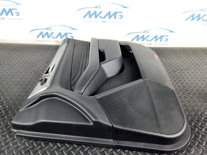 11-19 MERCEDES BENZ ML W166 OEM FRONT RIGHT O/S BLACK LEATHER DOOR CARD PANEL