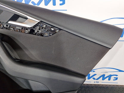 16-19AUDI A4 B9 AVANT/ESTATE GENUINE REAR DRIVER SIDE FABRIC DOOR CARD 8w0867488