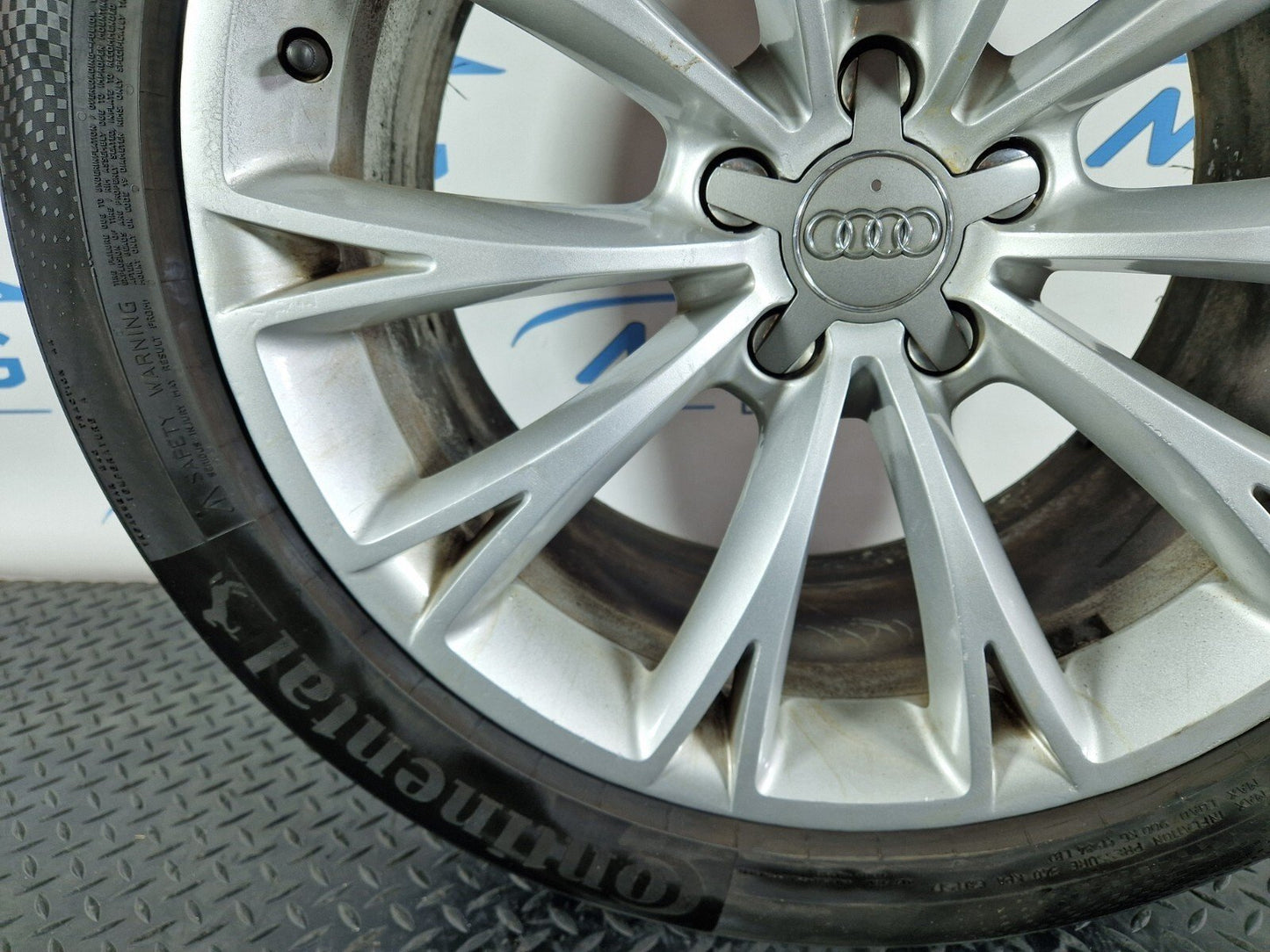 10-17 AUDI A8 4H GENUINE 19" ALLOY WHEEL 9J ET33 & TYRE 255 45 R19 4H0601025G