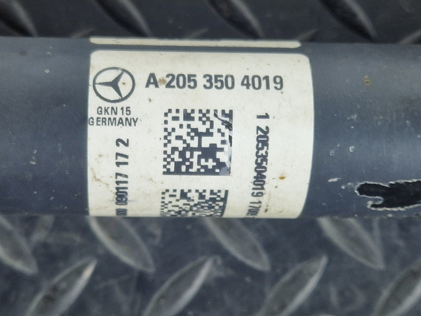14-21 MERCEDES BENZ C220d W205 GENUINE REAR LEFT SIDE DRIVESHAFT A2053504019