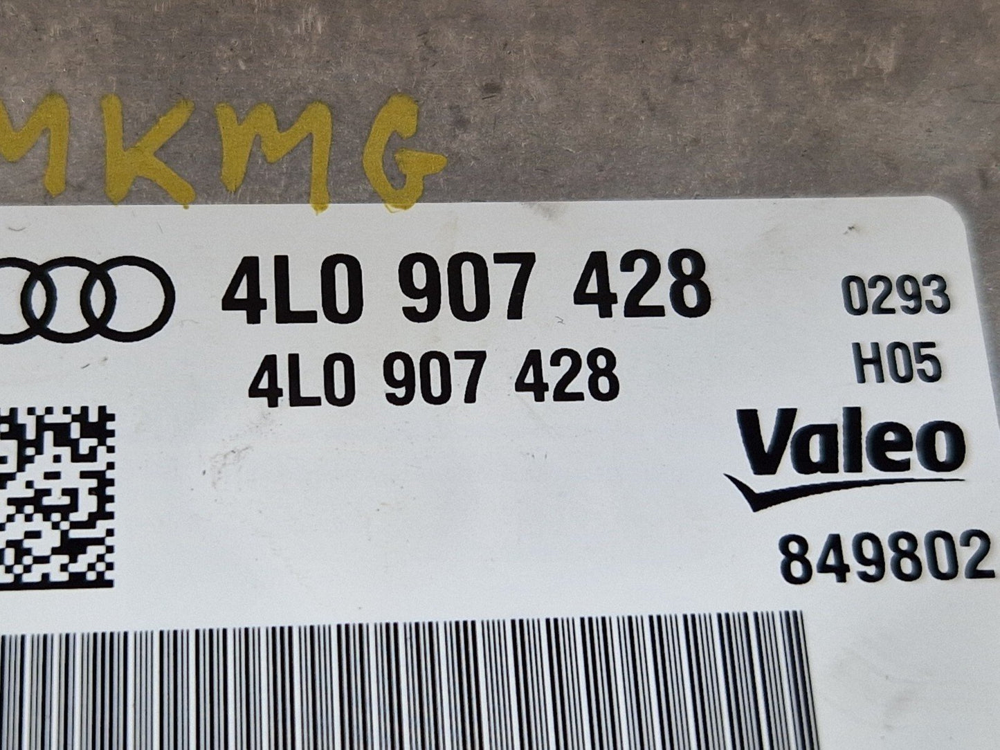 10-15 AUDI Q7 4L GENUINE OEM PARKING CAMERA CONTROL MODULE ECU 4L0907428