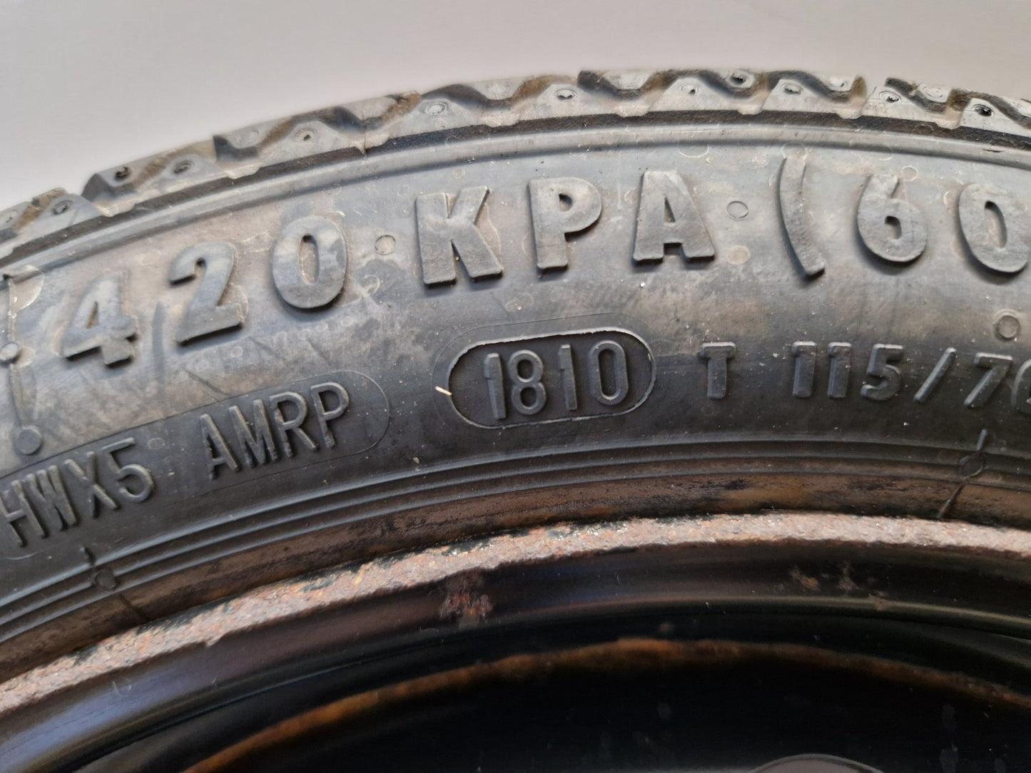 Vauxhall Astra MK6 (J) (A3400) Hatchback 16" Spare Wheel with Tyre 115/70/16