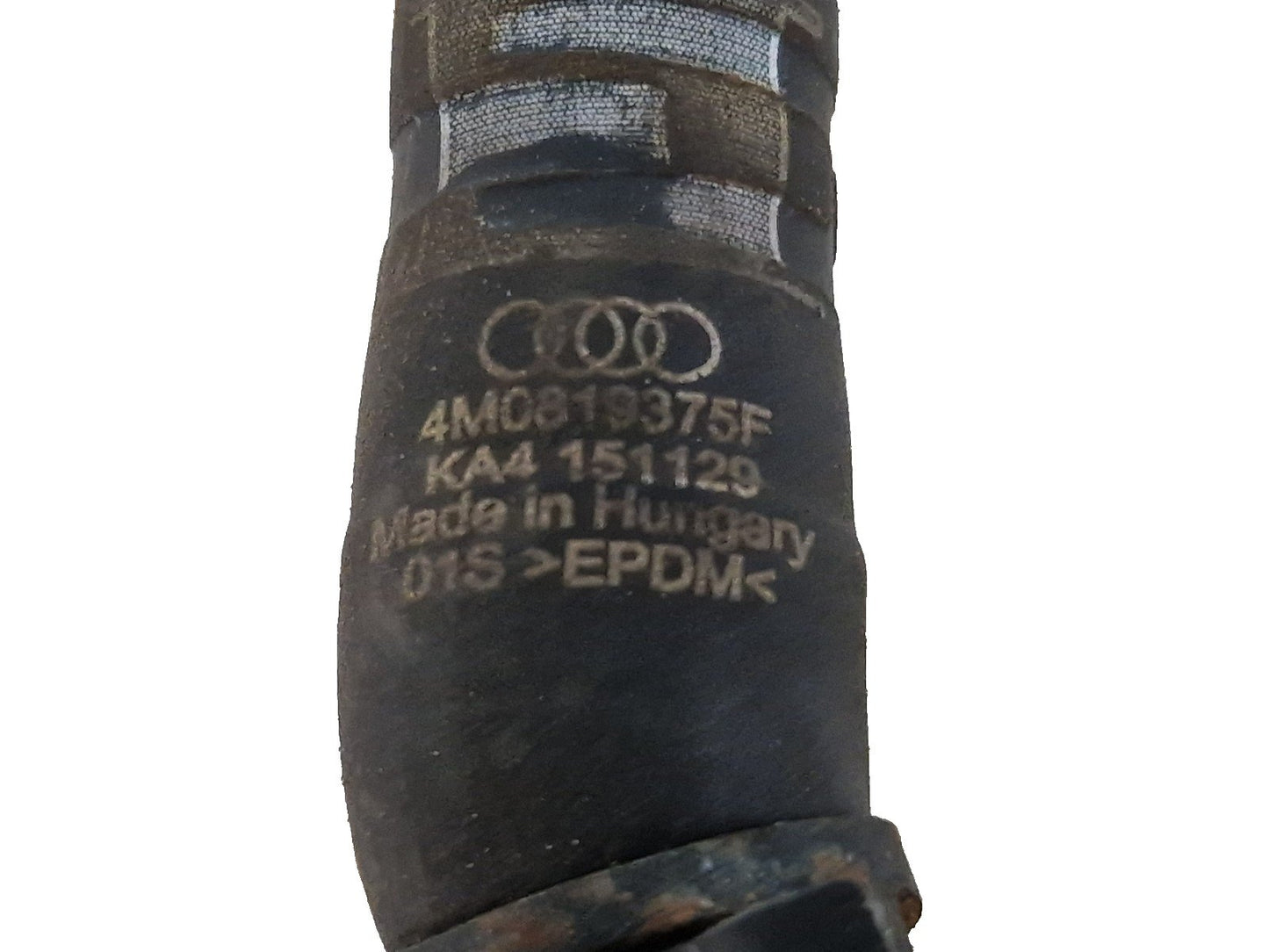 16-20 AUDI Q7 4M GENUINE OEM 3.0 TDI ENGINE WATER COOLANT HOSE PIPE 4M0819375F