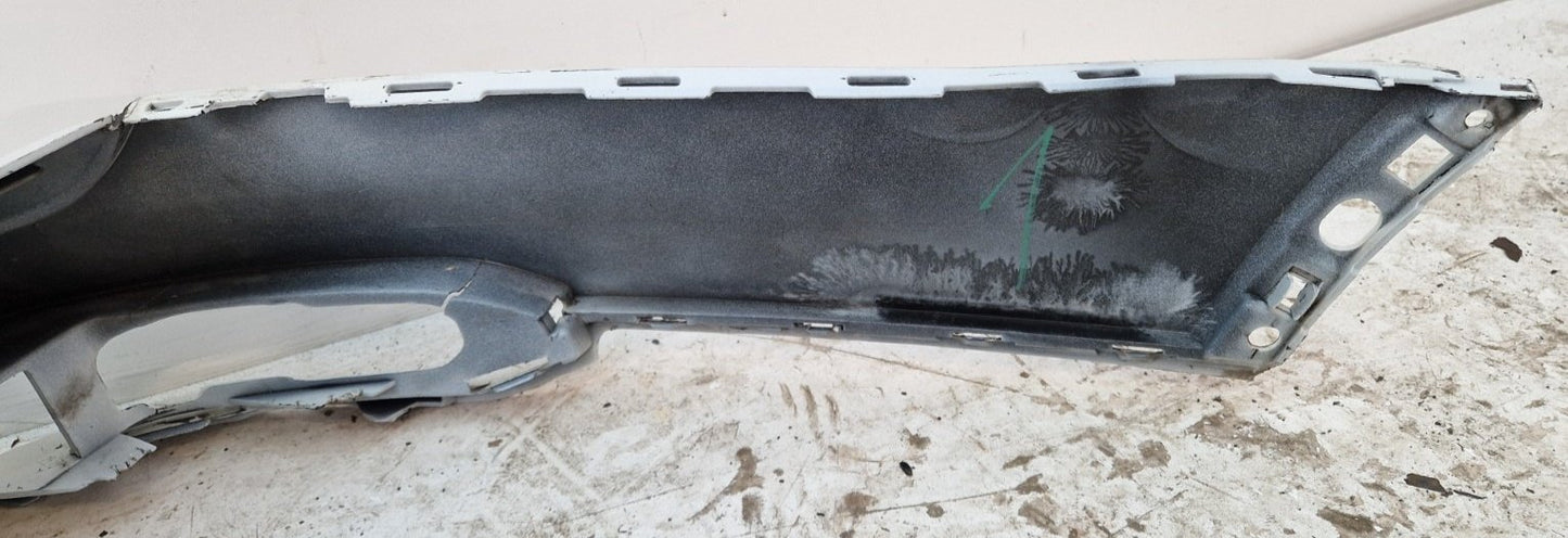 16-20 AUDI Q7 4M OEM REAR BUMPER COVER UPPER SECTION IN WHITE 0Q / C9A 4M0807511