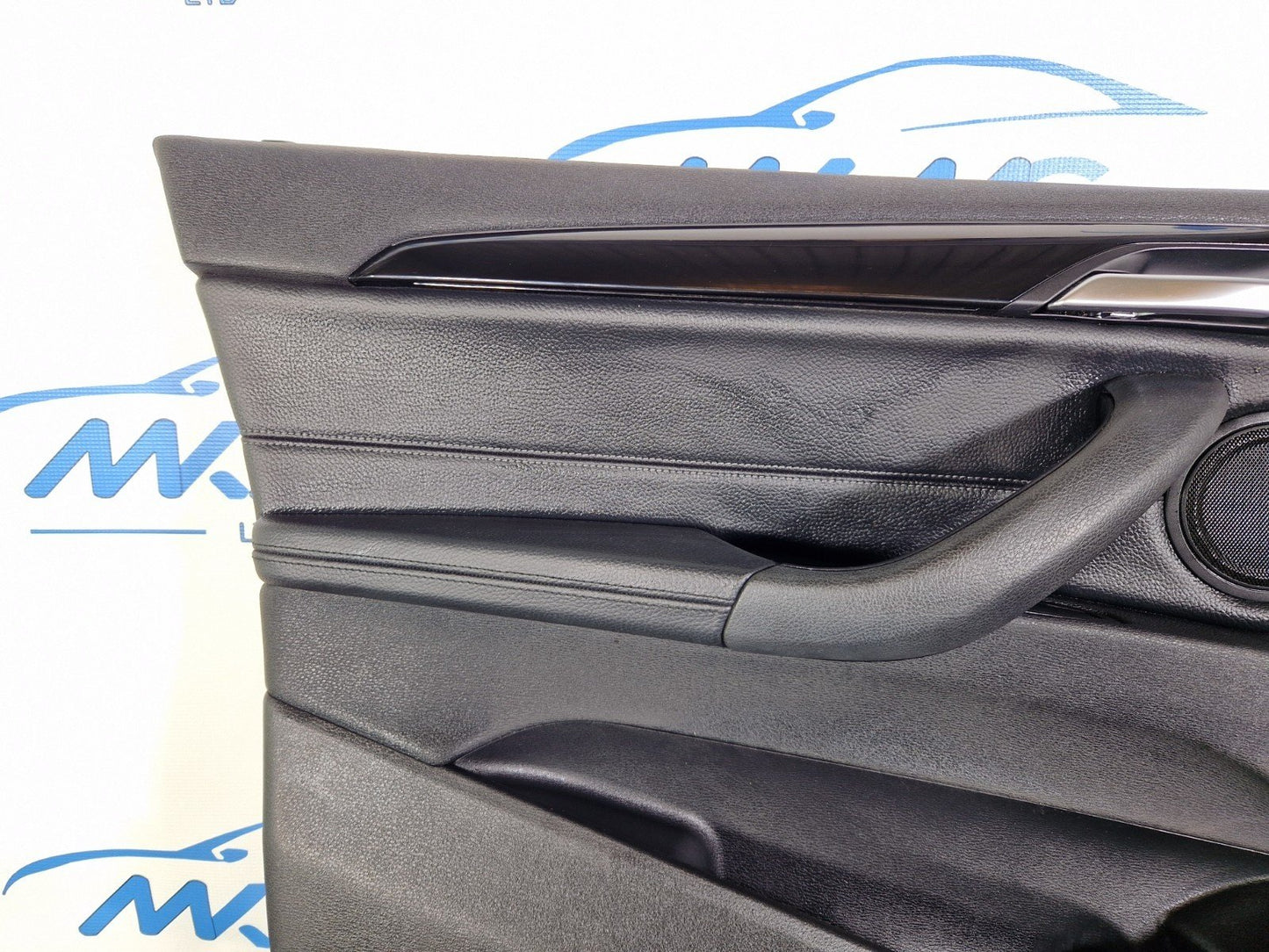 16-22 BMW X1 F48 GENUINE FRONT PASSENGER SIDE DOOR CARD PANEL IN BLACK