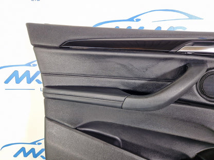 16-22 BMW X1 F48 GENUINE FRONT PASSENGER SIDE DOOR CARD PANEL IN BLACK