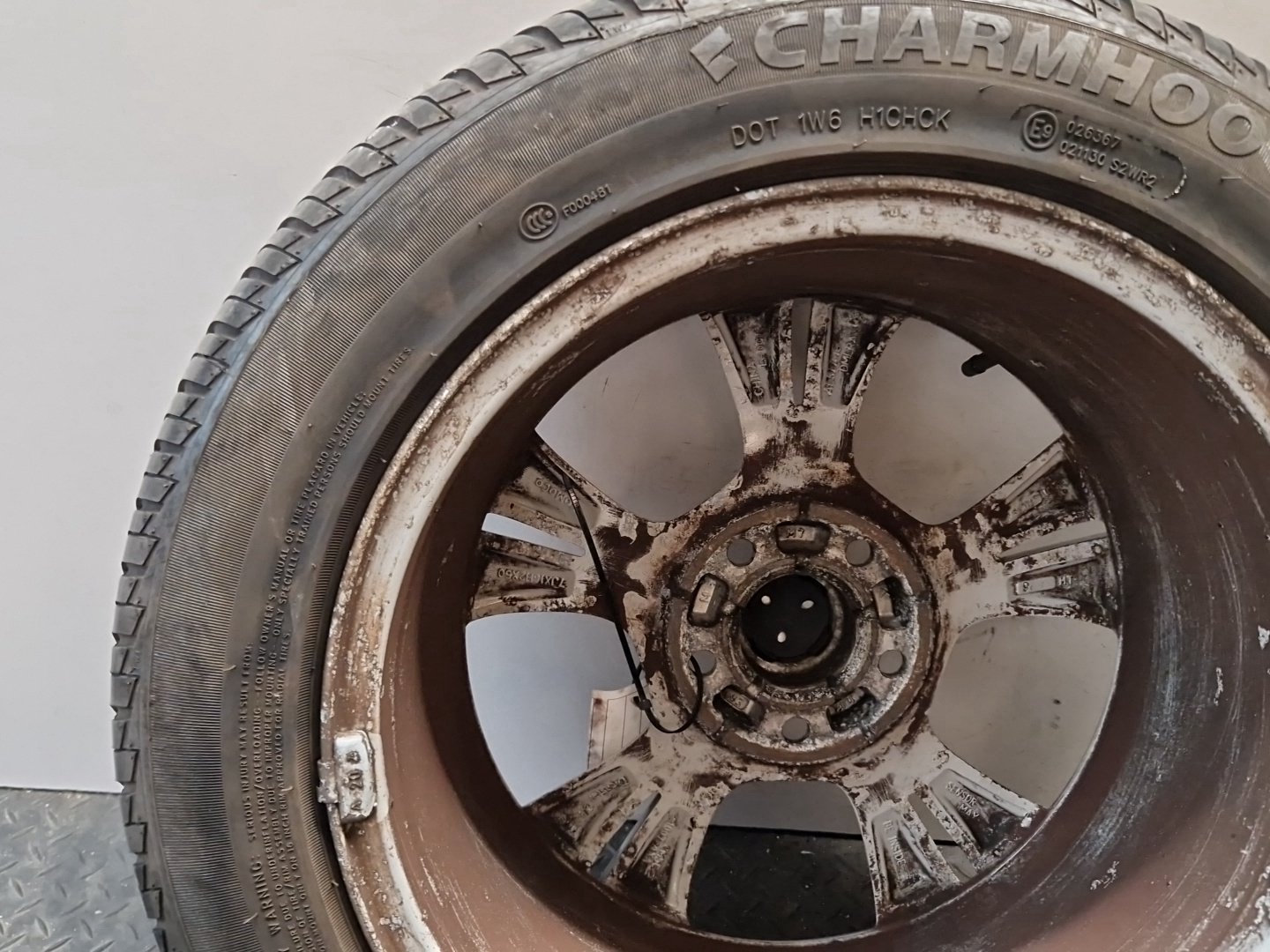 Ford Focus MK3 16" Alloy Wheel with Tyre 205/55/16 ~6mm CM5C-1007-AXA