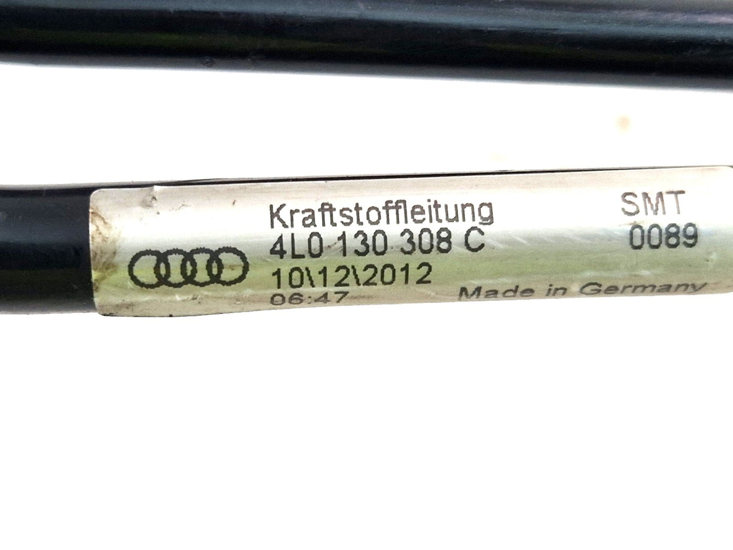 10-15 AUDI Q7 4L 3.0 DIESEL CJMA FUEL PIPE PIPES HOSE 4L0201541K 4L0130308C