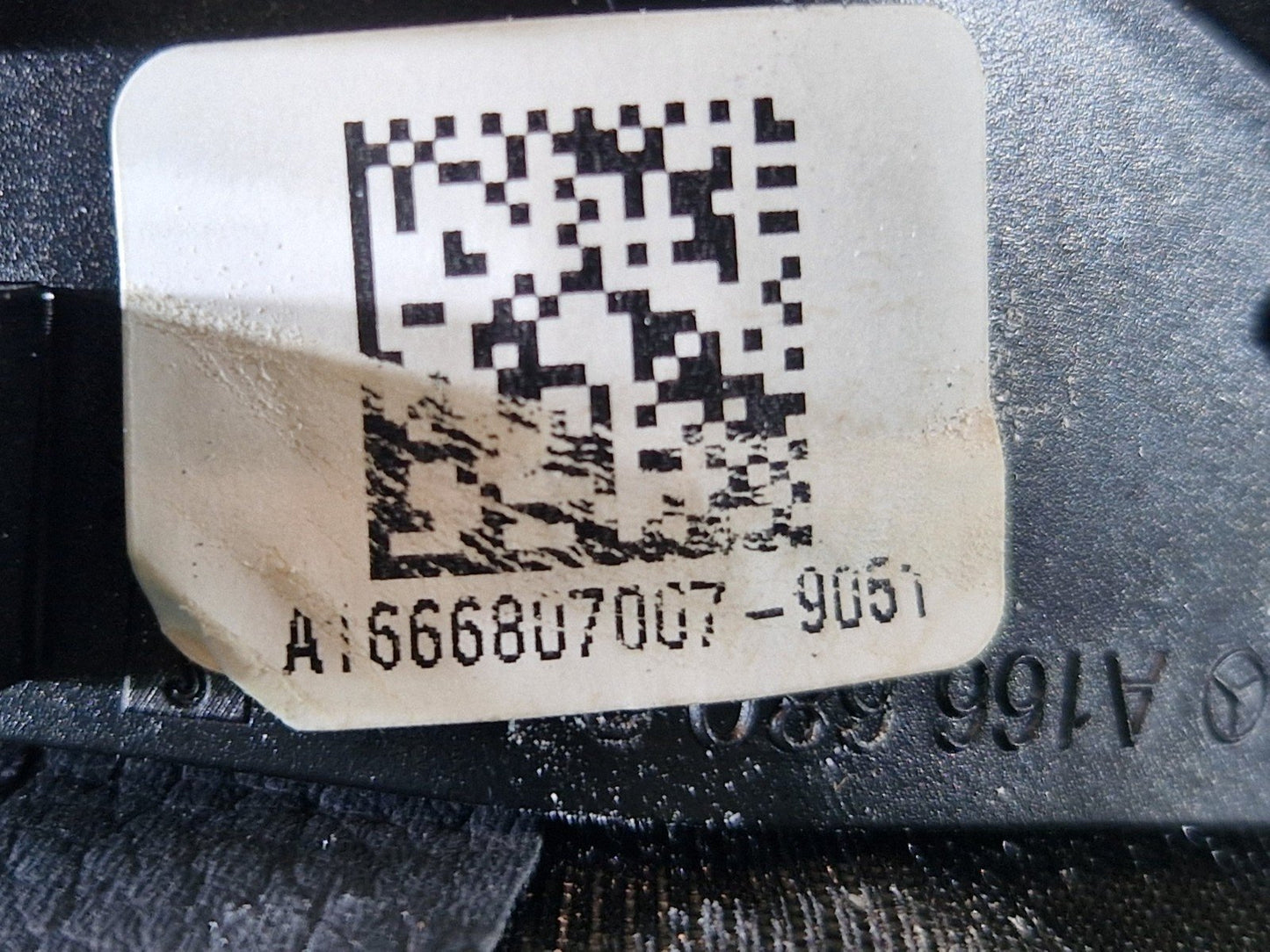 16-19 MERCEDES BENZ GLE W166 OEM STEERING WHEEL COLUMN SURROUND TRIM A1666803407
