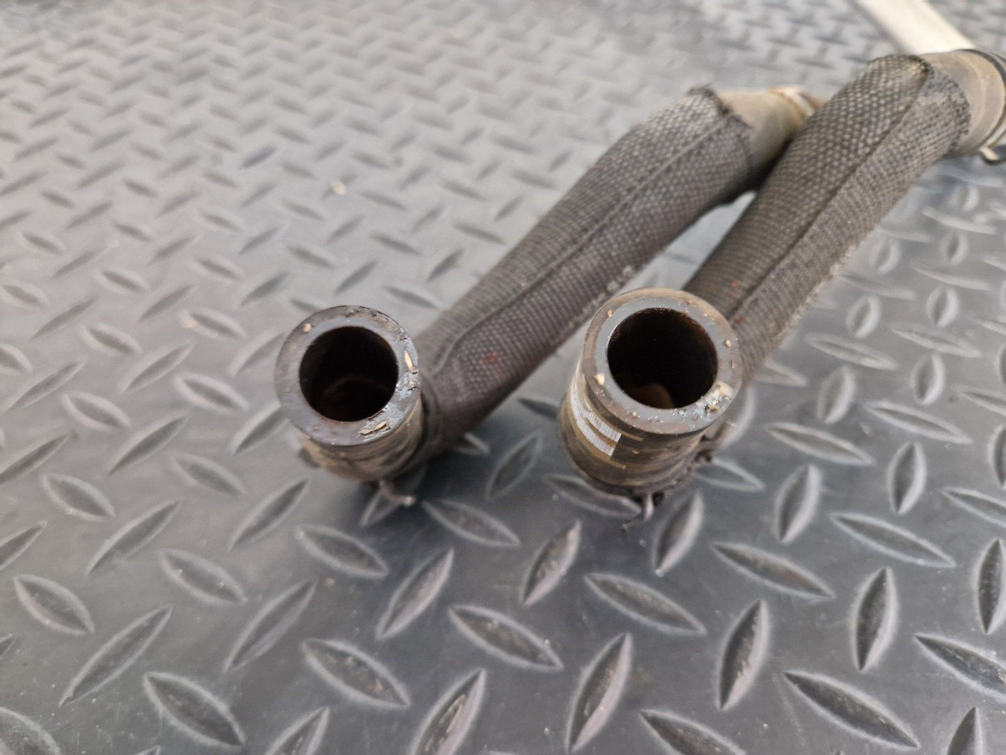 16-20 AUDI Q7 4M GENUINE ENGINE COOLANT HOSE PIPES 4M0121085M 4M0121123G