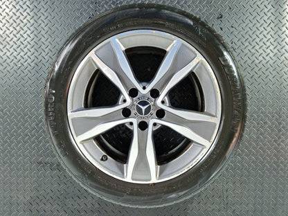 14-21 MERCEDES BENZ C CLASS W205 17INC ALLOY WHEEL & TYRE A2054010800 7Jx17H2
