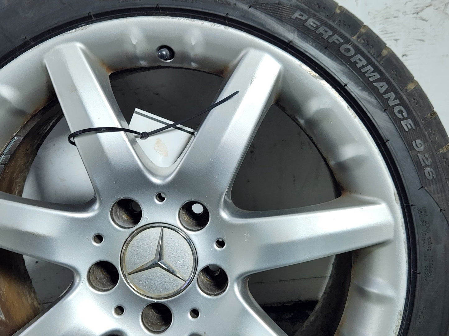 Mercedes C-Class W203 (FL) 17" Alloy Wheel with Tyre 245/40/17 ~7mm A2034012402