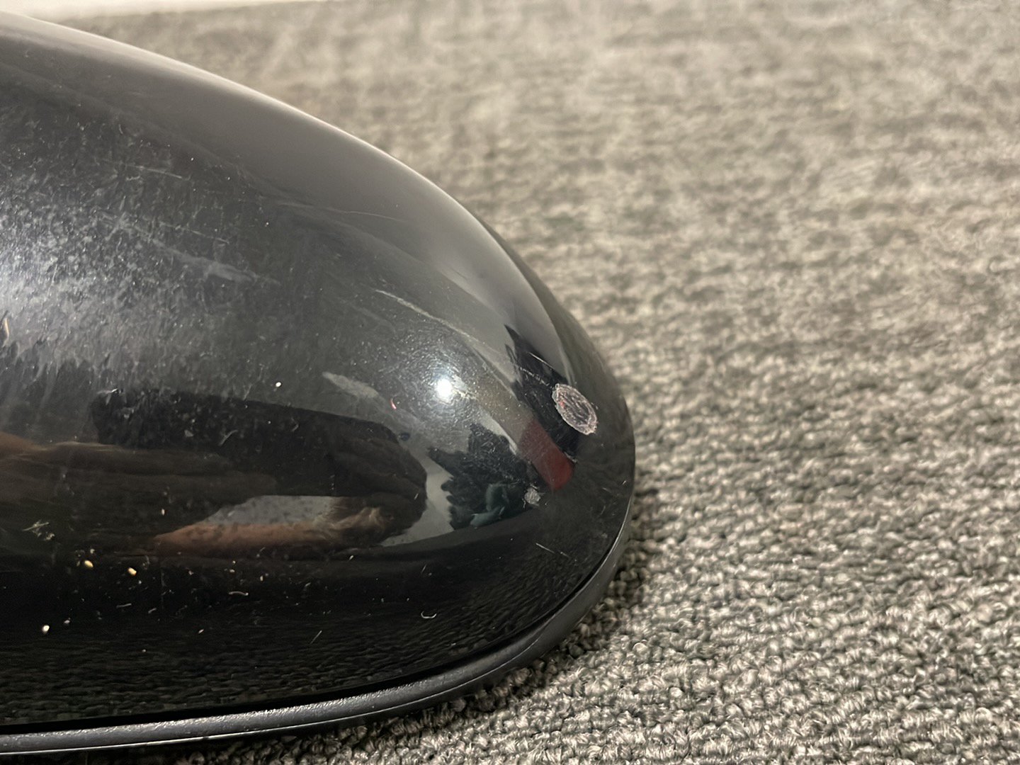 BMW 116i E87 Hatchback Front Left NS Door Wing Mirror in Black Sapphire Metallic