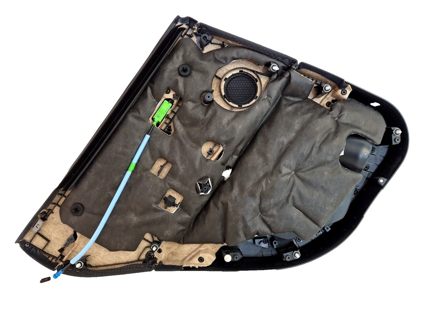16-22 BMW X1 F48 REAR RIGHT SIDE DOOR CARD PANEL IN BLACK