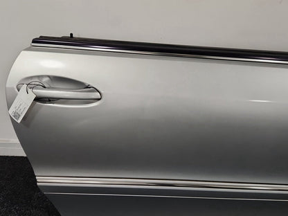 Mercedes CLK-Class C209 Convertible Front Right Complete Door in Iridium Silver