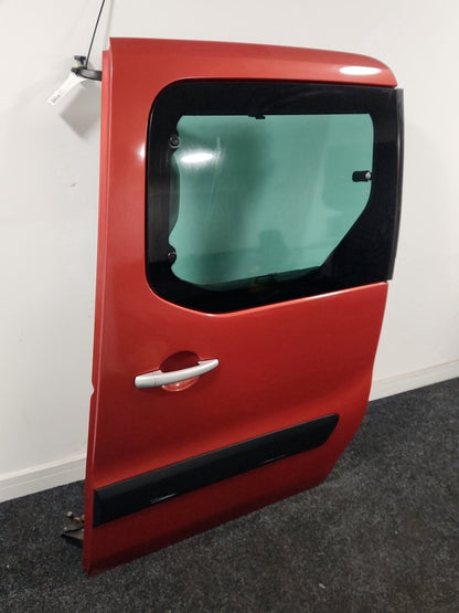 Peugeot Partner MK2 (PH1) (B9) Van Rear Left Complete Door in Tourmaline Red KHK