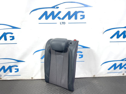 16-19 AUDI A4 B9 S-LINE REAR PASSENGER SIDE HALF LEATHER BACKREST SEAT IN BLACK
