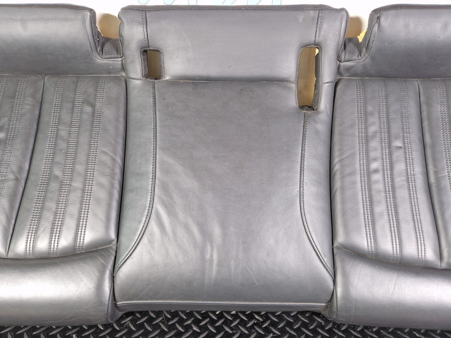 10-18 AUDI A7 4G S-LINE GENUINE REAR SEAT BENTCH BLACK LEATHER 4G8885375M