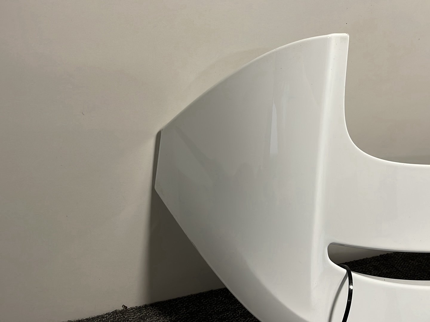 Ford Fiesta MK7 Hatchback Genuine Rear Boot Spoiler in Frozen White