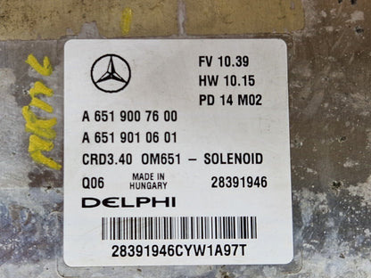 12-18 MERCEDES BENZ B-CLASS W246 GENUINE ENGINE CONTROL MODULE ECU A6519007600