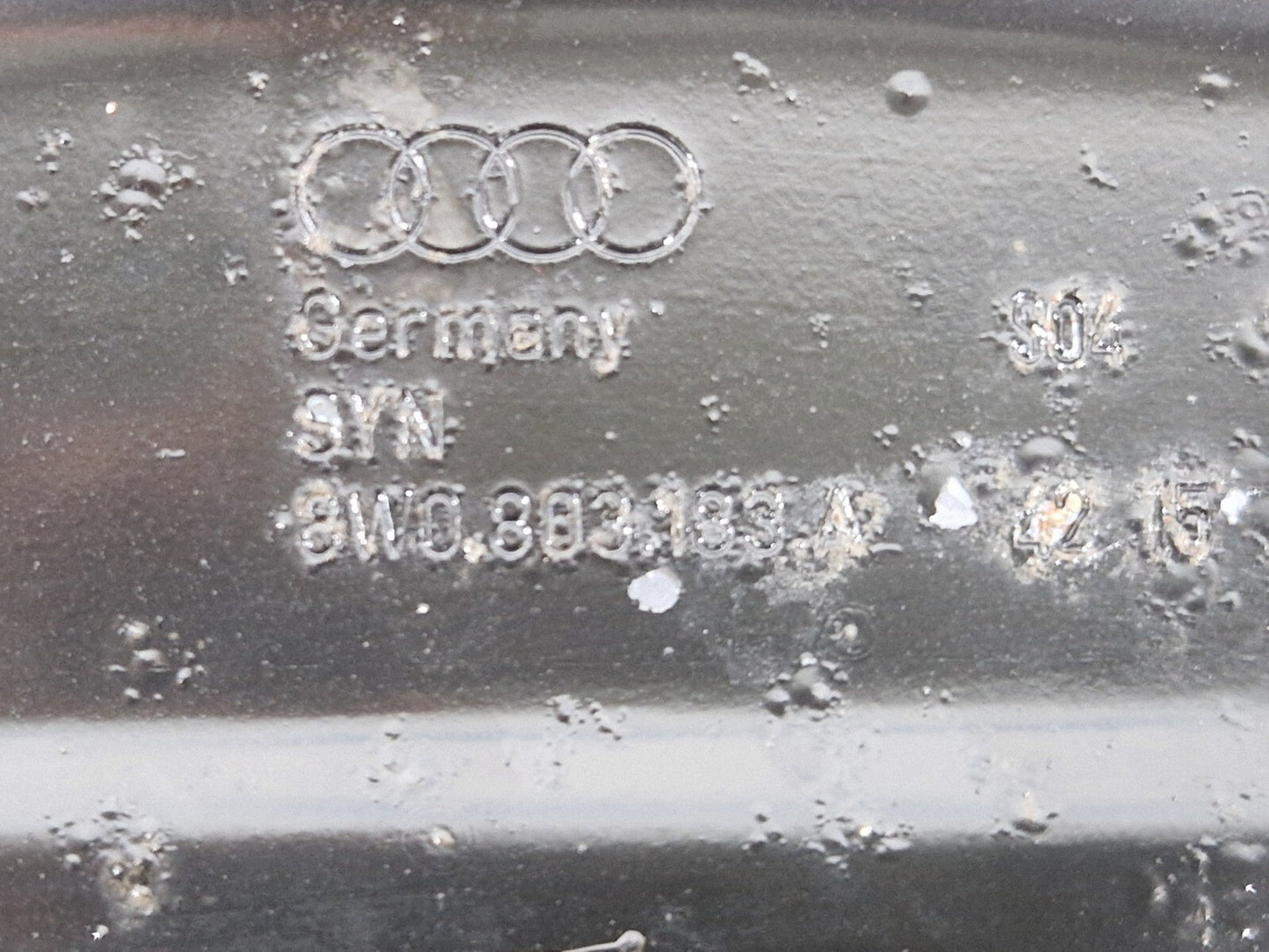 16-19 AUDI A4 B9 GENUINE MUFFLER MOUNT BRACKET PLATE 8W0803183A