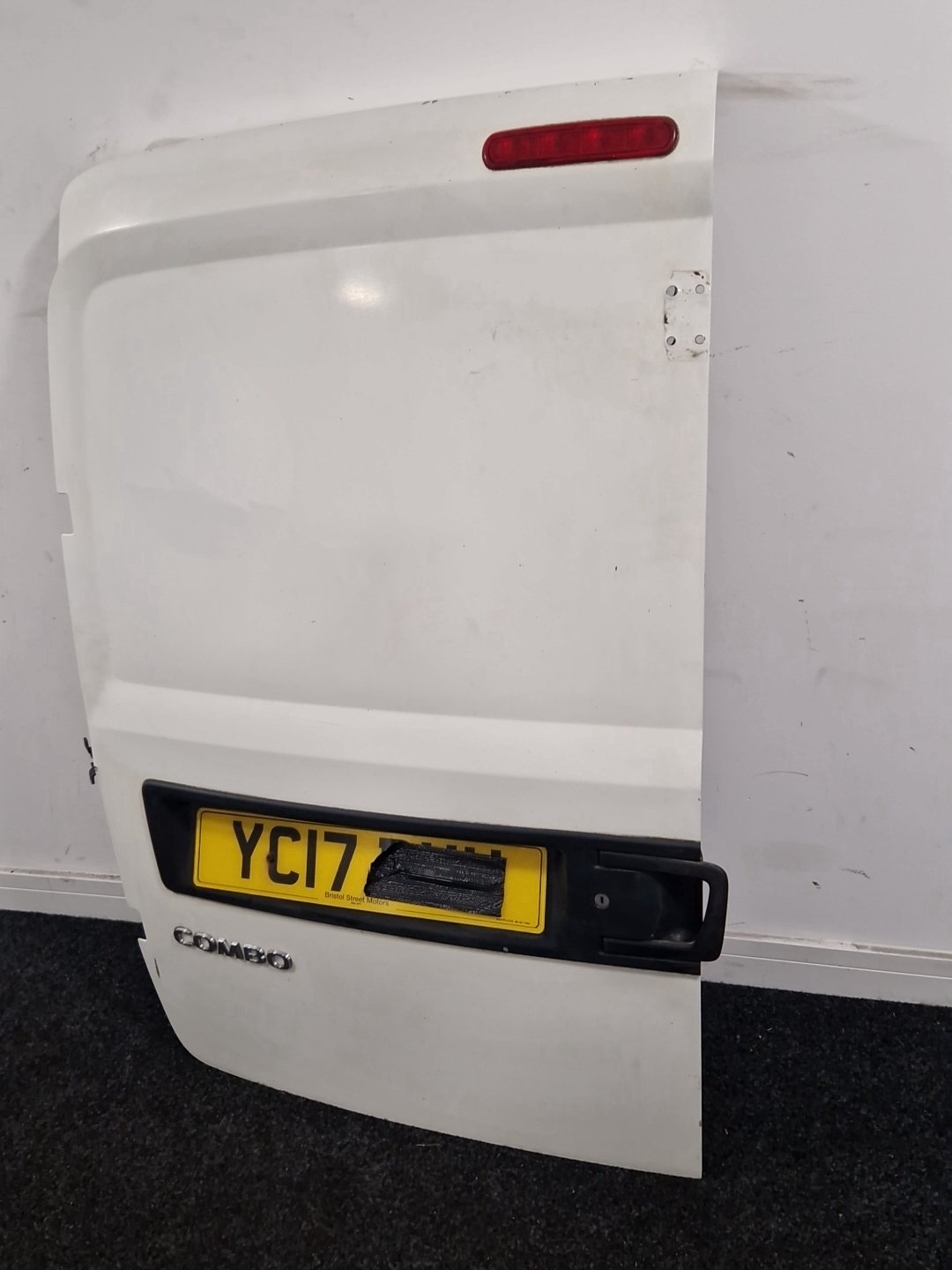 Vauxhall Combo MK3 (D) (61VO) Rear Left N/S Passenger Complete Door in White 5PU