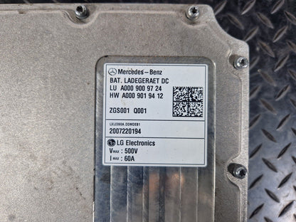19-ON MERCEDES BENZ A CLASS EQ W177 BATTERY CONTROL UNIT A0009009724