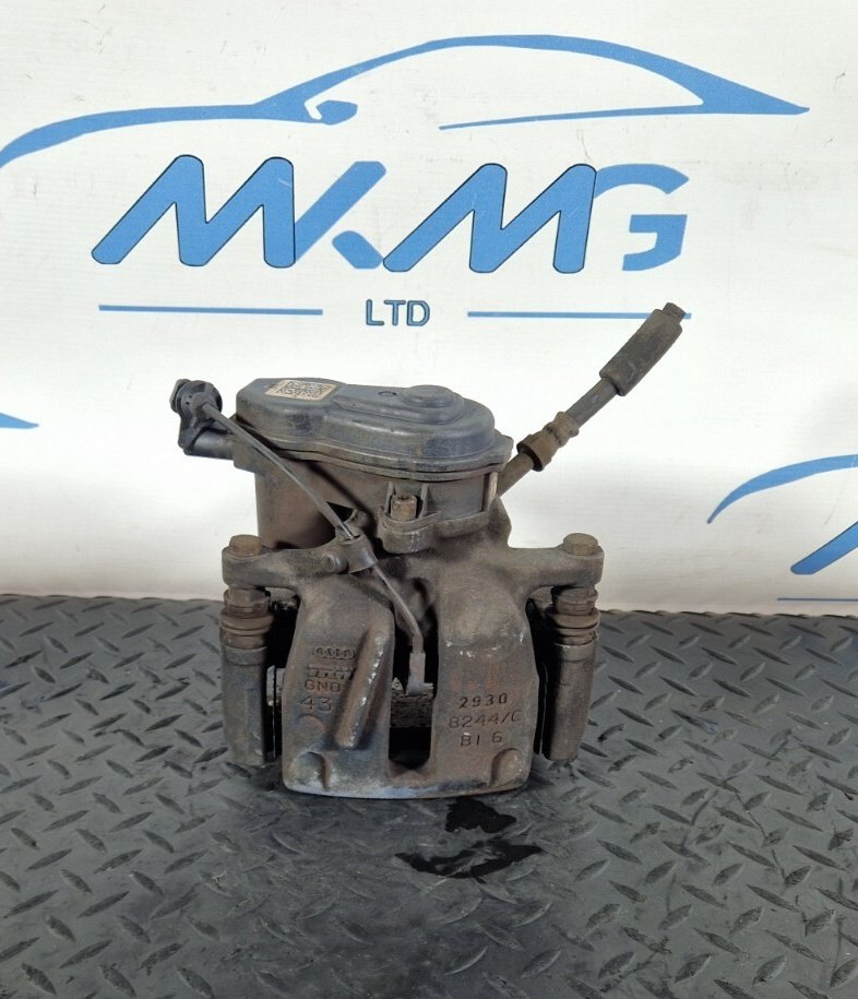 10-17 AUDI A8 4H REAR RIGHT O/S BRAKE CALIPER HOUSING & MOTOR UNIT 4H0615404